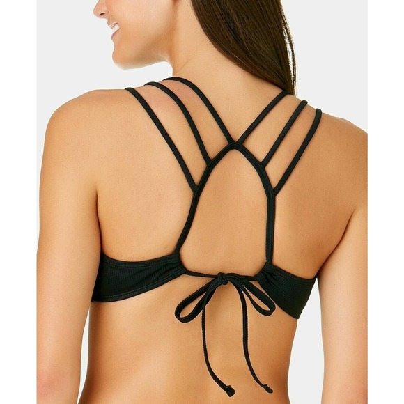 California Waves Juniors' Ribbed Back Bralette Top Size Small NWT - Picture 2 of 2